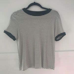 Black and White Striped T-Shirt